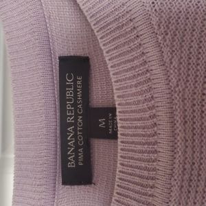 Banana Republic cotton cashmere sweater
